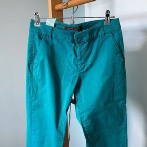Comptoir Des Cotonniers Cotton pants in Teal
